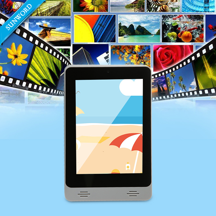 Montaje Vesa 7 pulgadas RK3128 Quad core Android tablet con puerto Ethernet integrado