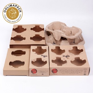 Portabicchieri da Volo per 4 Tazze, <span class=keywords><strong>Porta</strong></span> <span class=keywords><strong>Caffè</strong></span> da Asporto in Cartone - Product Image 5