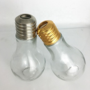 <span class=keywords><strong>Bottiglie</strong></span> in <span class=keywords><strong>Vetro</strong></span> a Forma <span class=keywords><strong>di</strong></span> Lampadina da 300ml per Bevande con Tappo, Contenitori per Succo <span class=keywords><strong>di</strong></span> Mango - Product Image 6