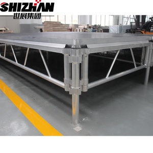 Plate-forme portable <span class=keywords><strong>en</strong></span> aluminium de scène, 1 pièce, scène mobile - Product Image 4