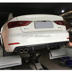 Difusor de labio trasero automático para <span class=keywords><strong>Audi</strong></span> <span class=keywords><strong>A3</strong></span>, difusor de carbono <span class=keywords><strong>A3</strong></span>, no apto para no S S3, 2014up - Product Image 2