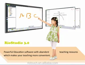 Fabricante 50 " 55 " 65 " all in one touch monitor / tela de toque quadro interactivo para a escola