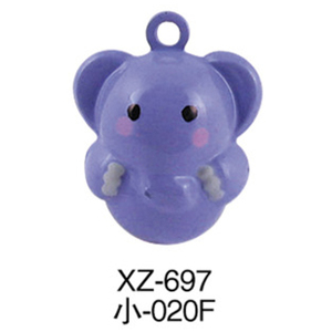 Campana adorabile dell'elefante dell'artigianato delle campane degli animali del metallo del fumetto all'ingrosso della fabbrica - Product Image 2