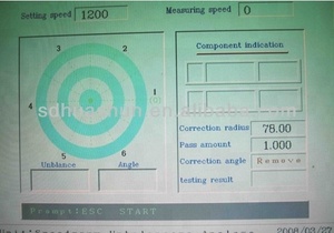 HUASHUN SJ0.5-PI Máy Cân Bằng Dọc Cho Quạt, Ròng Rọc Nhỏ, Dụng Cụ Cắt, Bánh Xe Mài - Product Image 5