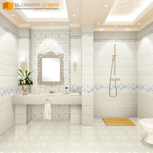 Warm neutral elevación baño pared azulejos <span class=keywords><strong>frontera</strong></span> estilo <span class=keywords><strong>Europa</strong></span> diseño Lowes precio - Product Image 2
