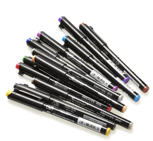 Assortiti pennini formati fine point A Prova di Acqua Pigmento penna fineliner Micron disegno a penna set <span class=keywords><strong>nero</strong></span> - Product Image 4