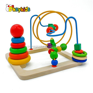 Meilleure vente Jouets intelligents <span class=keywords><strong>en</strong></span> <span class=keywords><strong>bois</strong></span> avec labyrinthe de perles pour bébé W11B194 - Product Image 2