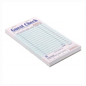 Purchase Book Custom Guest Check Book For Hotel And Restaurant With 15 Lines Package Of 10 Books