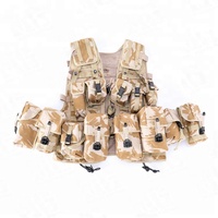 Conjunto de Chaleco Táctico Modular con Camuflaje del Desierto Británico, con Correas y Bolsas, Equipo de Defensa Personal