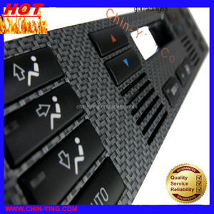 Panel de control de clima de carbono, tapa de PANEL de CONTROL A/C, botón de presión climática para BMW - Product Image 1