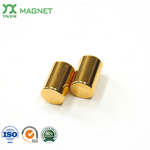 גבוהה באיכות זהב מצופה צילינדר <span class=keywords><strong>N50</strong></span> Neodymium מגנט - Product Image 6