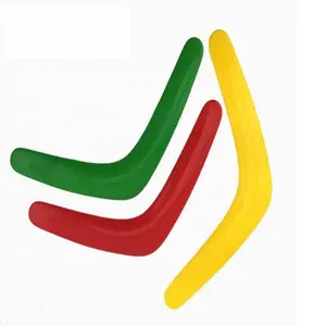Atacado Multicolor plástico Plástico Boomerang Disco Voador Boomerang V-em forma de Discos Voadores