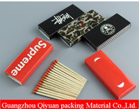 Small Plain Craft Paper Empty Matchbook in Bulk Wholesale China Coated Paper, Custom Printing Paper Matches Box With Scratch