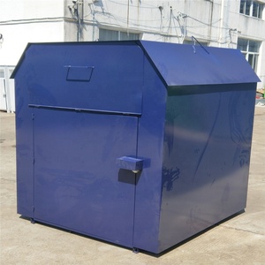 Safety Strong Disassembled Recycle Clothing Box Donation bin factory