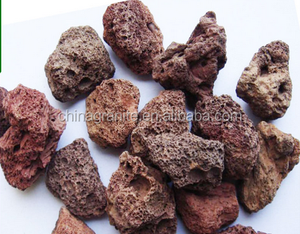 Pierre de lave de basalte de cuisson pour barbecue à gaz en couleur rouge et noir - Product Image 4