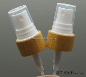Tapa de disco de plástico ecológico de lujo Tapa de madera de bambú de alta calidad para botellas o frascos de cosméticos reciclables - Product Image 1