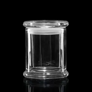 Alta qualidade tamanho vários 300ml frascos de vidro redondas para fazer vela com tampas
