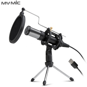 MY MIC Los más vendidos SHU03 <span class=keywords><strong>Estudio</strong></span> <span class=keywords><strong>de</strong></span> grabación <span class=keywords><strong>de</strong></span> condensador Micrófono USB <span class=keywords><strong>Profesional</strong></span> con soporte <span class=keywords><strong>de</strong></span> trípode para podcast <span class=keywords><strong>de</strong></span> juegos <span class=keywords><strong>de</strong></span> computadora - Product Image 1