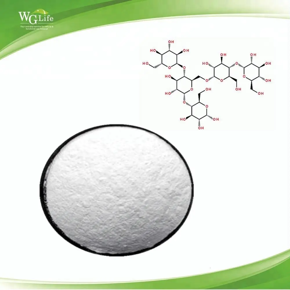 Aditivo de grau alimentício, espessamento do agente formador material de revestimento bom preço pullulan pó cas #9057-02-7 em produtos de cuidados de saúde