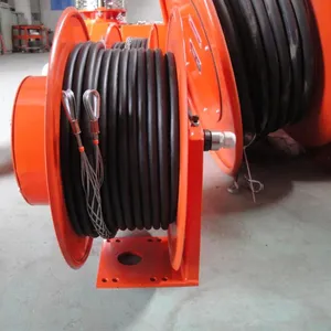 Small size compact structure cable drum roller