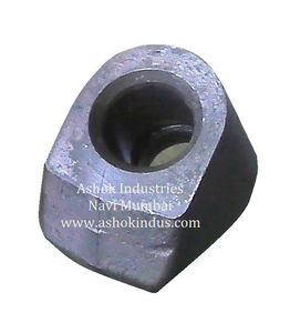 Ashok Industries Blue Cast Metal Industrial Casting Component Dual Side Ports Flanged Mounting Surface for 50 Ton Excavators - Product Image 5