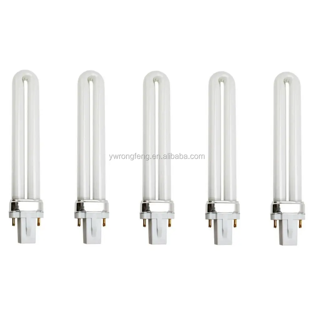 Uv Lamp 9W Gloeilamp Tube 365nm U-vorm Led Lamp Nail Vervanging Uv Gel Machine Nail Art curing Lamp Wit Kleur