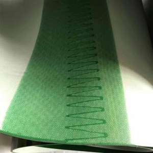 Yüksek kaliteli pürüzsüz yüzey yeşil PVC taşıyıcı bantlar - Product Image 3