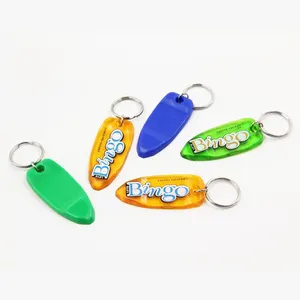 Gambling Tool Scraper Cheapest Promotion Plastic Lottery Scratch Key Chains with Logo Printing