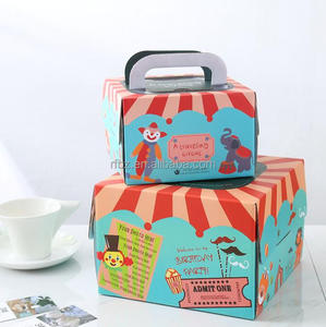 Phim Hoạt Hình Di Động Bánh Sinh Nhật Hộp 8 Inch Nướng Gấp Thùng Carton - Product Image 3