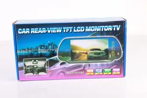 7นิ้วแยก Tft LCD BT MP5รถกระจกมองหลังจอภาพย้อนกลับที่จอดรถจอภาพ