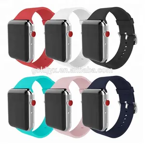 OEM eco amigable lindo liberación rápida Elite silicona original multy color compatible i Watch Band for I Watch