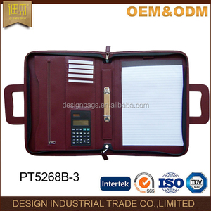 Carpeta de archivos de escritorio ducument cartera con calculadora solar - Product Image 3