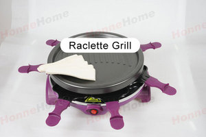 Non - bâton revêtement Mini taille à <span class=keywords><strong>Raclette</strong></span> électrique intérieure Grill pour <span class=keywords><strong>6</strong></span> <span class=keywords><strong>personnes</strong></span> - Product Image 1