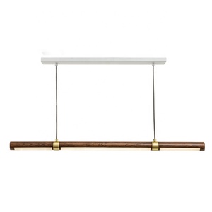 Plafonnier led suspendu en <span class=keywords><strong>bois</strong></span> au style japonais, design créatif simpliste, éclairage d'intérieur, luminaire décoratif de plafond, idéal pour une salle à manger ou une cuisine, 2022 - Product Image 2