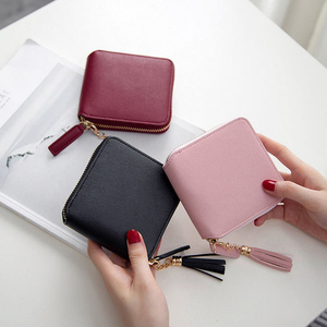 <span class=keywords><strong>Portafoglio</strong></span> Corto in Pelle con Cerniera e Portamonete per Donna, Vendita all'Ingrosso - Product Image 6