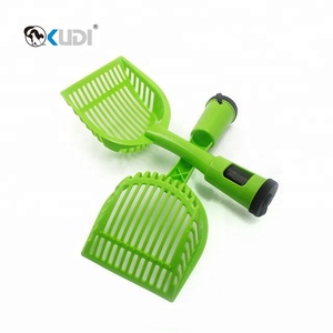 Pala de arena para gatos de plástico con bolsa de caca desechable - Product Image 3