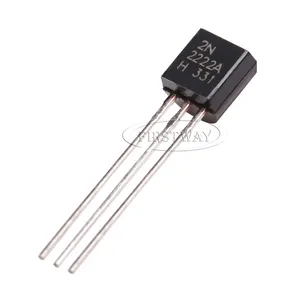 DIP 2N2222 BJT TO-92 Silicon Epitaxial Planar Transistor 2N2222A NPN