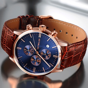 Reloj de pulsera de lujo para hombre, con diseño luminoso, a la moda, Occidental
