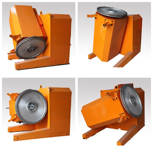 Steinbruch Diamant drahts äge Bergbau maschine OMC-SJ37 Stein 100% Produktions kapazität 360-Grad-Drehung 0-40 mt/s 20-80m Gelb 800mm