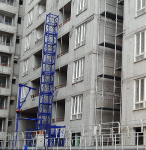 แท่นทำงานแบบปีนเสา ผู้ผลิตแท่นปีนเสา แท่นงานก่อสร้าง - Product Image 1