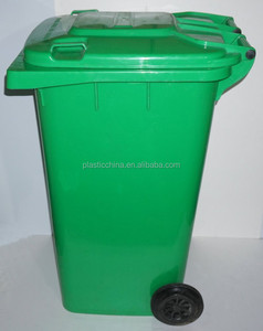 240 Litros de ruedas superior abierta de plástico al aire libre verde de <span class=keywords><strong>la</strong></span> <span class=keywords><strong>basura</strong></span> del hospital - Product Image 4
