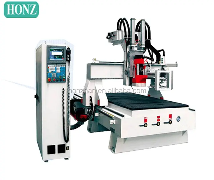 Hot sale ATC HZ1325 ATC 4 axis cnc router wood carving machine use delta inverter for Germany customers