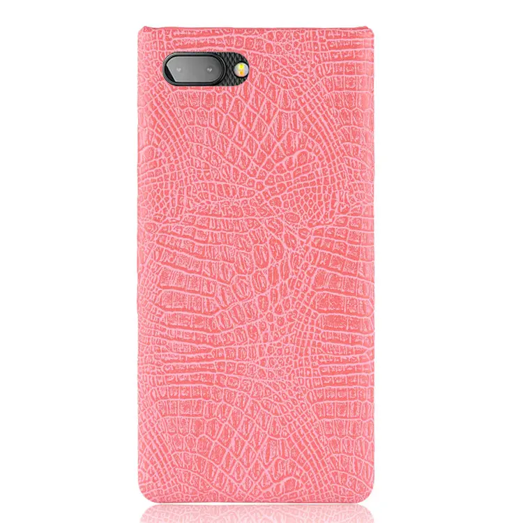 Luxury Crocodile Skin Pattern Pc Phone Case For Blackberry Key2,Phone Cover For Blackberry Key2 Croco Leather Cellphone Case