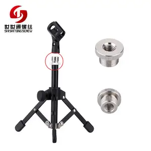 Customized Microphone Mic Screw Stainless Steel Durable Metal 5/8 Male To 3/8 Female Nut Screw For Stand Adapter