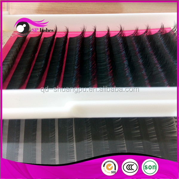 Haute Qualité 0.15mm Réel Vison Cheveux Faux Cils Extensions Vison Cils