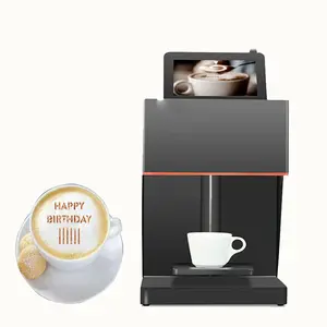 Impresora de café Digital pequeña a precio de fábrica más nueva de 2024, máquina de impresión comestible de galletas y pasteles de café