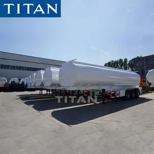 3 เพลา Liquid ยางมะตอยเครื่องทำความร้อนถังหรือความร้อน bitumen tanker trailer