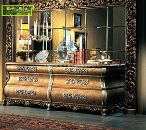OE-FASHION Luxury <strong>Gold</strong> Furnitures House Living Room Villa <strong>Console</strong> <strong>Table</strong> - Product Image 1