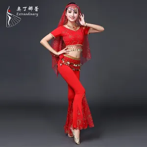 India sexy belly dance costume indian dance sets for performance