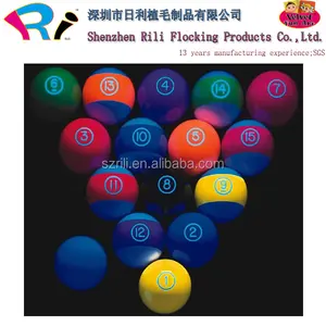 Affiches floquées de billard à lumière noire UV - Product Image 1